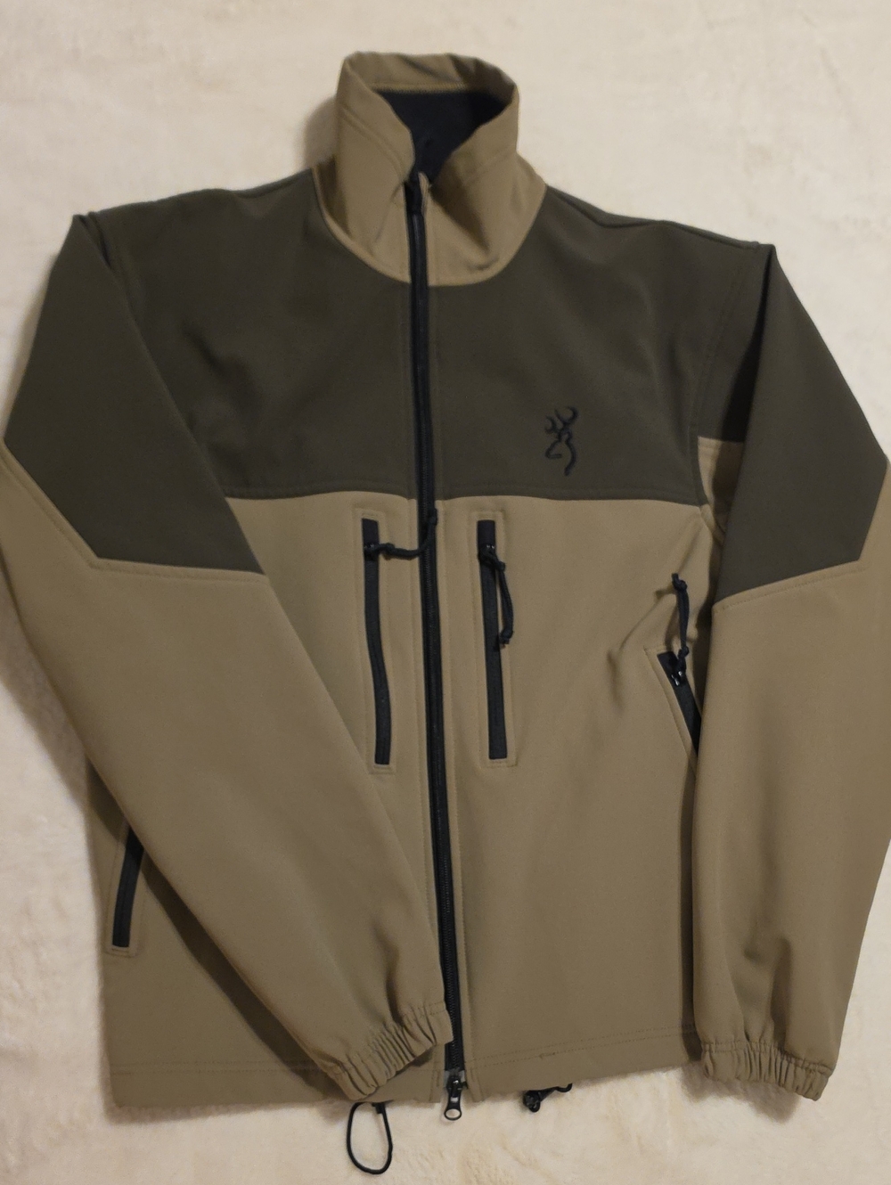 Browning Cross Country WindKill Jacket, Khaki/Loden Small Size